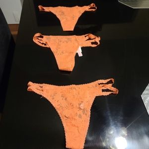 Victoria secret thongs 3 pair
